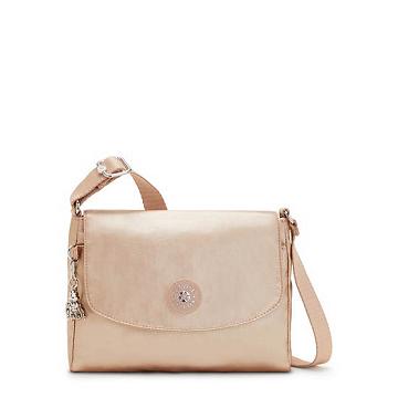 Kipling Tamia Metallic Crossbody Taske Guld | DK 1234SG